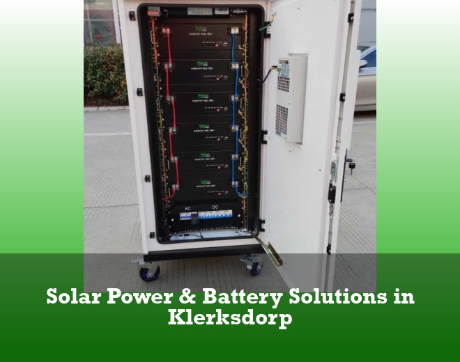 Solar Power & Battery Solutions in Klerksdorp